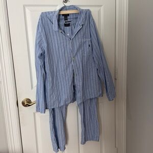 Polo by Ralph Lauren Blue Striped Sleepwear men’s size medium